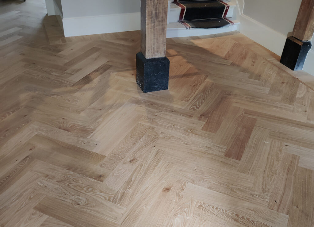 Visgraat vloer Visgraat vloer maatwerk door SB Houtwerk