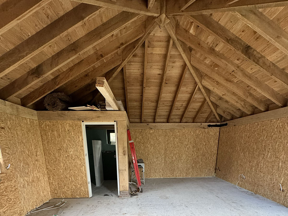 Skelet hooibergwoning door SB Houtwerk